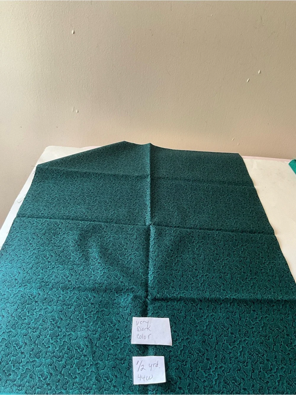Quilting Sewing Craft Material Lot Henry Glass #1603#1597 Paisley Greens Cotton